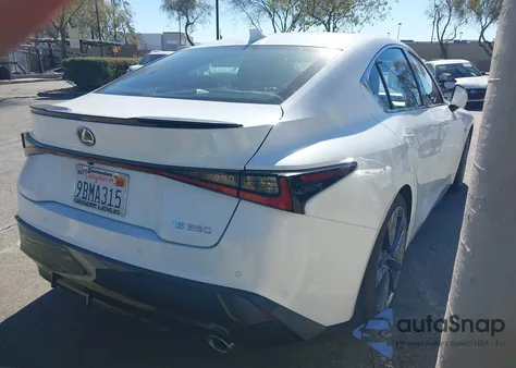 2022 Lexus Is 350 F Sport z USA, uszkodzony, nr VIN JTHGZ1B27N5053649